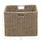 Household Essentials Seagrass Square Wicker Basket